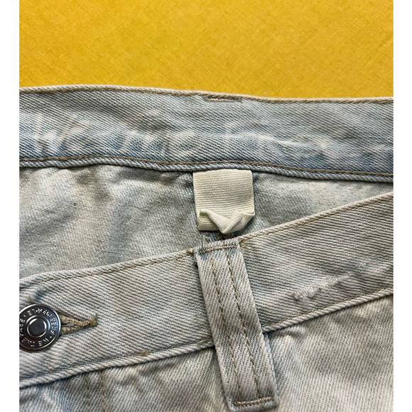 NWT Free People Silver Lake Denim Mini Skirt Size 30 - Picture 6 of 16